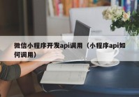 微信小程序开发api调用（小程序api如何调用）