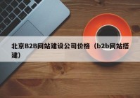 北京B2B网站建设公司价格（b2b网站搭建）
